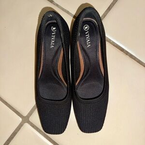 TVALA Women's Classic Black Loafers